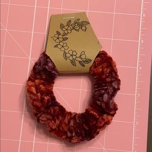 Velvet scrunchie